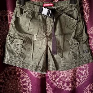 UNIONBAY Women's Green Cargo Shorts